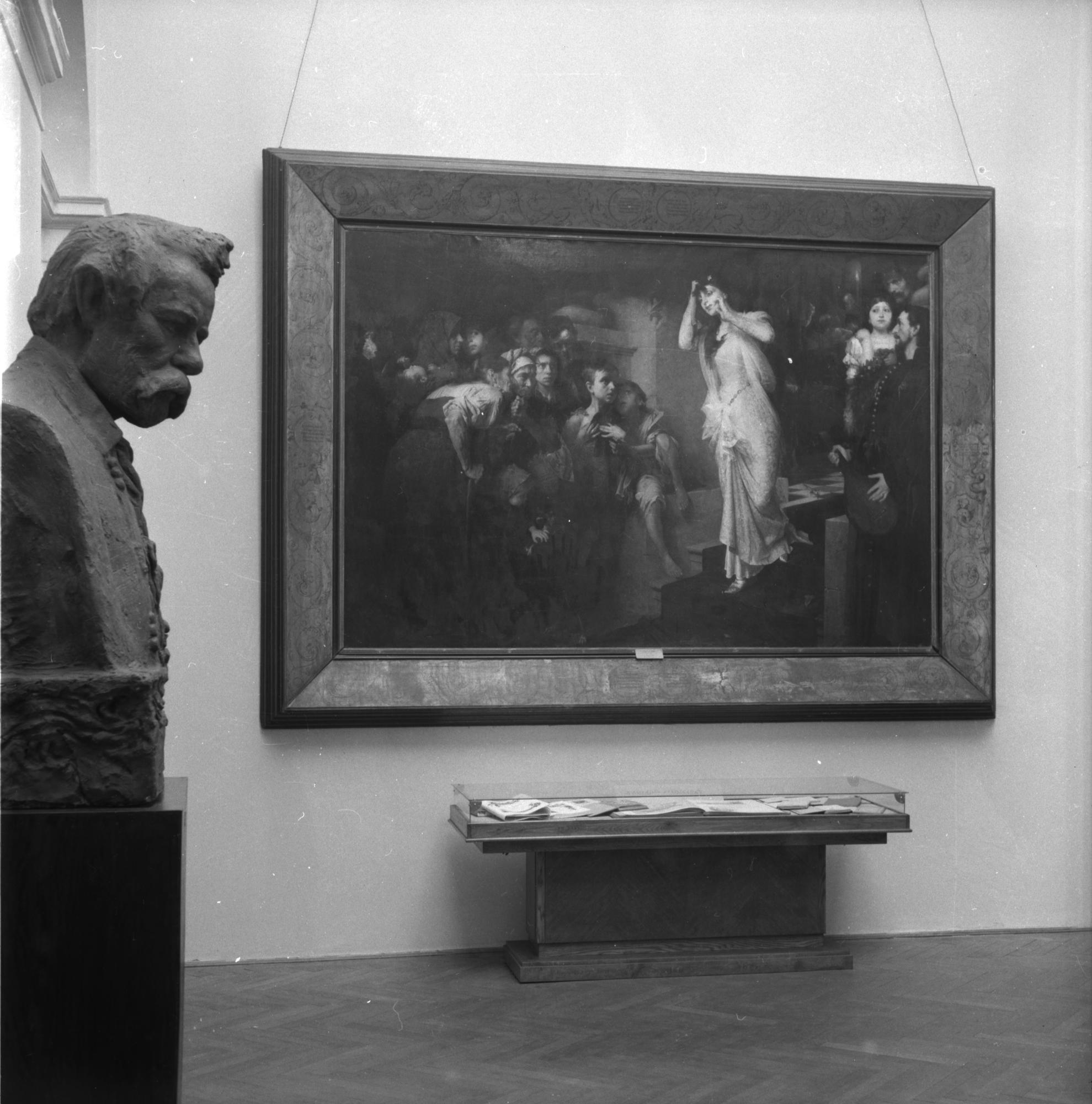 Az első Arany János-kiállítás a Károlyi-palotában, 1957