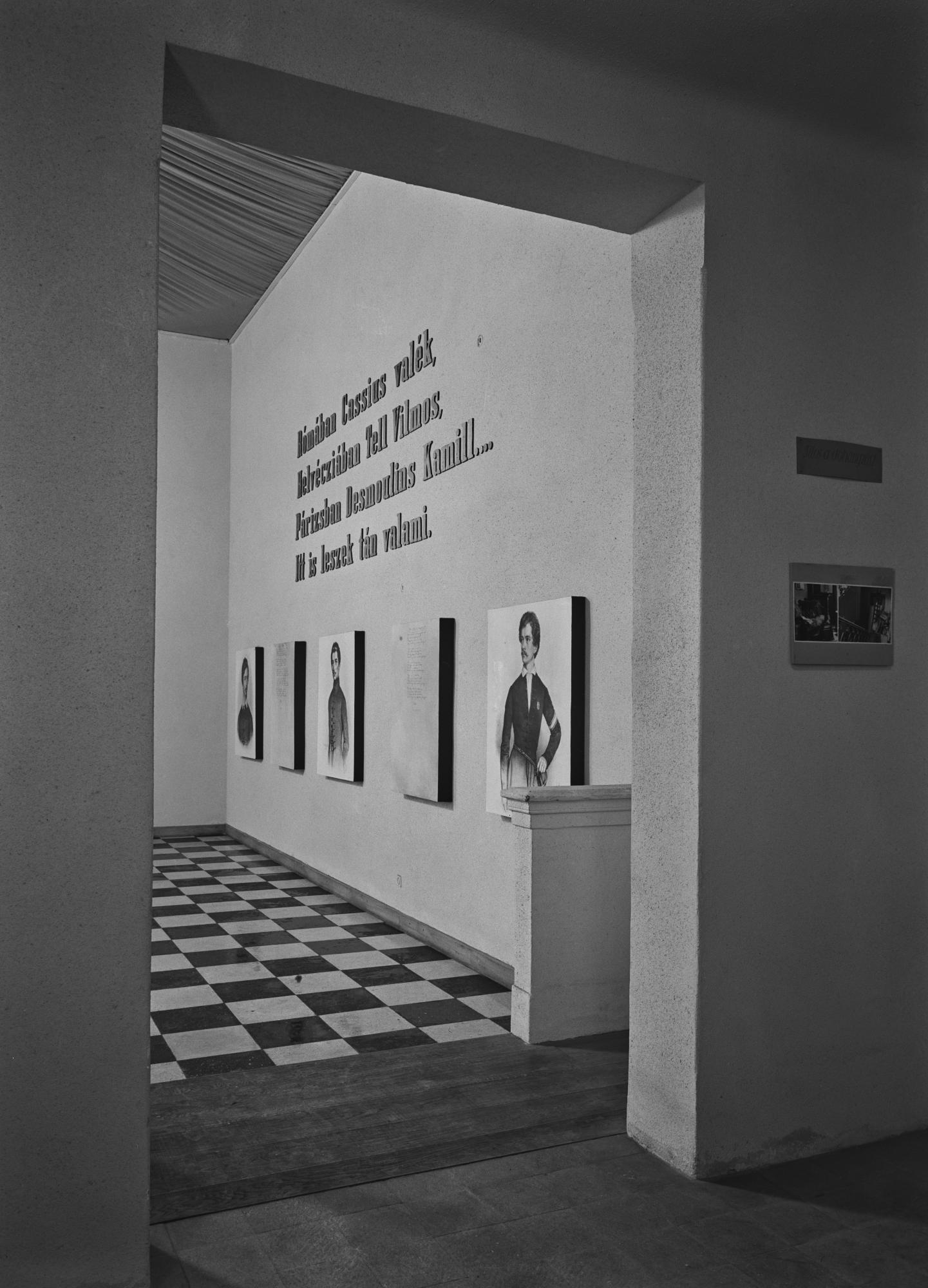 Az  1848. III. 15.: Egy nap története – A Petőfi Ház megnyitása című kiállítás, 1948