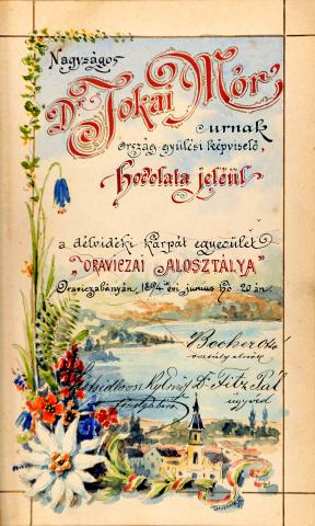 A Délvidéki Kárpát-Egyesület kalauza, Temesvár, 1894.