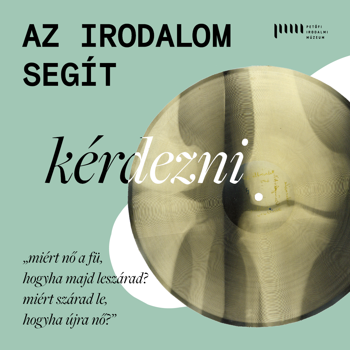 Az irodalom segít élni
