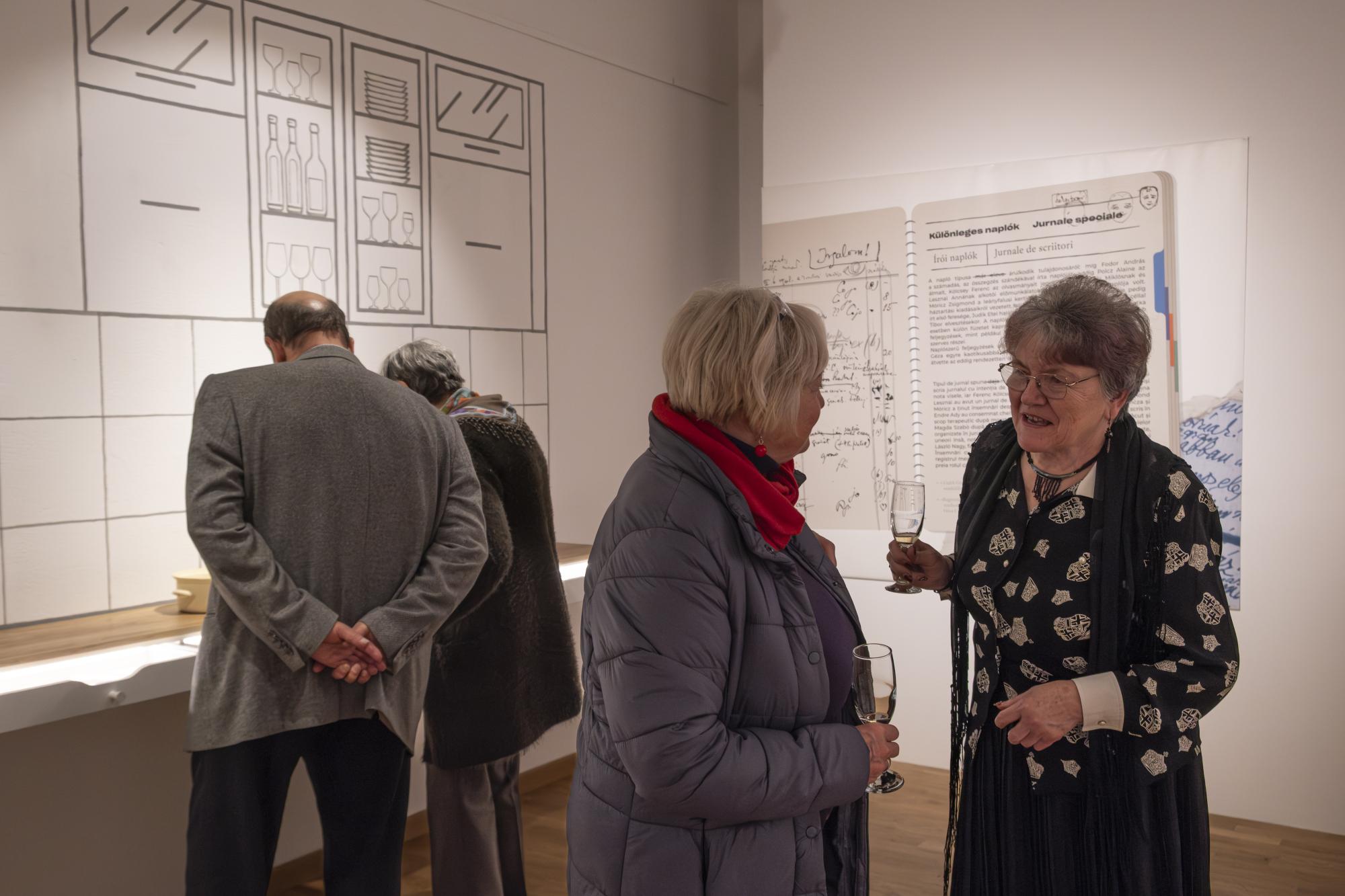 Halálom esetén elégetendő! - Írói naplók kiállítás megnyitója a Haáz Rezső Múzeumban