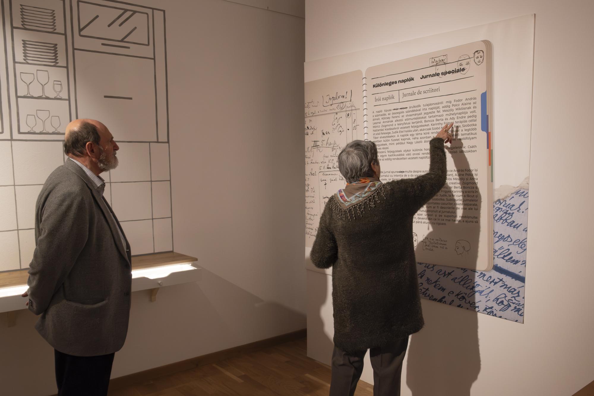 Halálom esetén elégetendő! - Írói naplók kiállítás megnyitója a Haáz Rezső Múzeumban