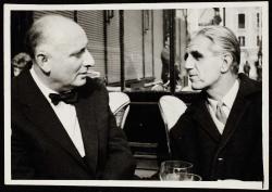 Ottlik Gézával egy párizsi kávéházban (1963)