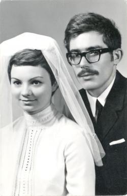  Esküvői kép Ökrös Tündével (1969)