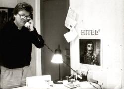 A Hitel szerkesztőségében (1991)