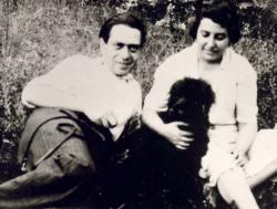 Bátory Irénnel Rákoshegyen, 1938