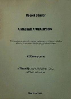 A magyar apokalipszis (New York, 1981)