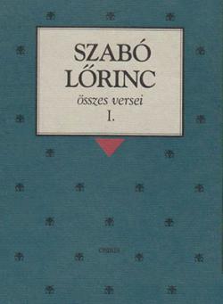 Szabó Lőrinc Összes versei (2000)