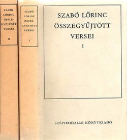 Szabó Lőrinc összegyűjtött versei (1974)