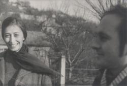 Feleségével Máriaremetén, 1972