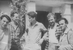 Tüskés Tibor, Szakonyi Károly, Bertha Bulcsu, Kertész Ákos, Kiss Dénes Balatongyörökön