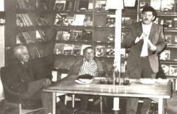 1978. május 27. Lipták Pál, Csorba Győző és Fekete Gyula Békéscsabán.