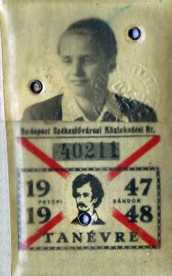 BESZKÁRT-bérlete, 1947-48.