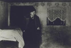 Illyés Gyula szülőházában Rácegrespusztán