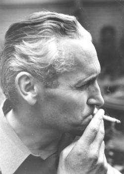 Kányádi Sándor a Fától fáig című kötet borítófotója, 1970