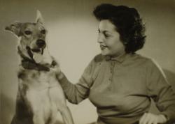 Első felesége, Vas Albina (1949 körül)