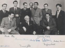 Nyikolaj Tyihonov költő körül: Aczél Tamás, Benjámin László, Darázs Endre, Devecseri Gábor, Juhász Ferenc, Kuczka Péter, Somlyó György (1950 február)