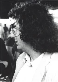 Esterházy Péter (fotó: Gál Csaba, 1990)