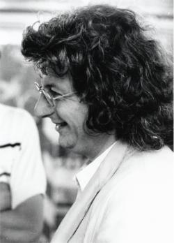 Esterházy Péter (fotó: Gál Csaba, 1990)