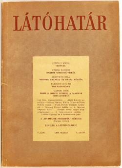 Látóhatár. München, 1954.