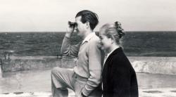 Fodor András feleségével Lengyelországban 1959 nyarán