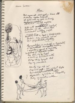 Marin Sorescu (1936–1996) Álom című verse Nagy László (1925–1978) autográf fordításában