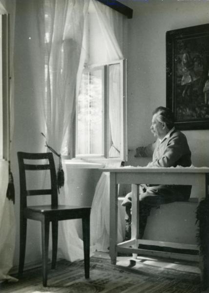 Móricz Zsigmond otthonában, Kálmán Kata felvétele, 1937