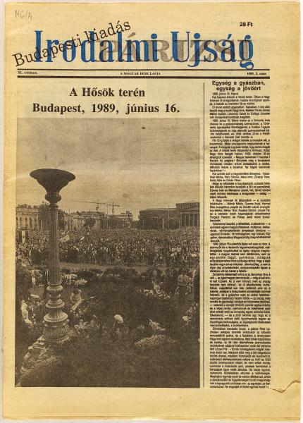 Irodalmi Újság. Bp-i kiadás, 1989.